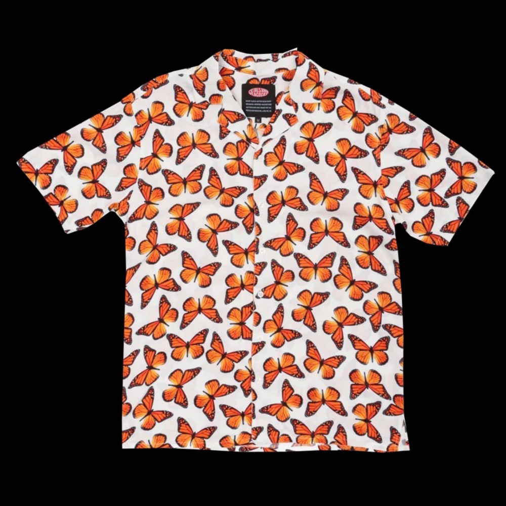 Petals and Peacocks Butterfly Effect Vacation Shirt
